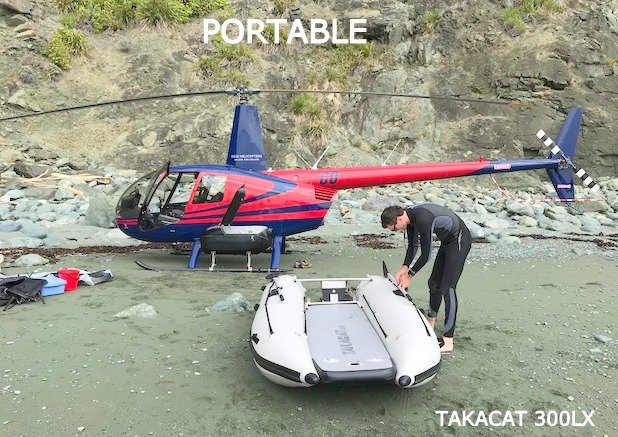 annexe gonflable takacat 300 LX helico