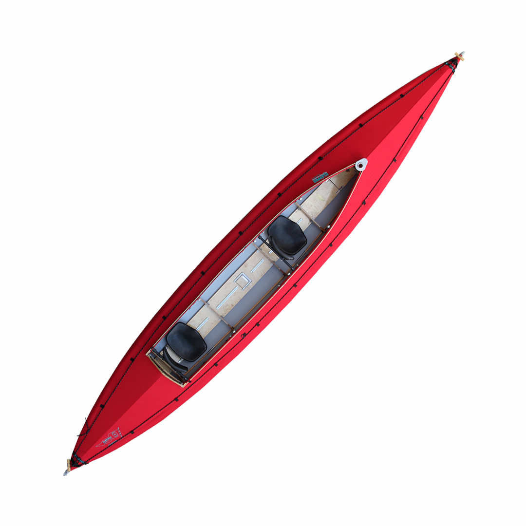 kayak bois et toile pliant Klepper 545 classic rouge