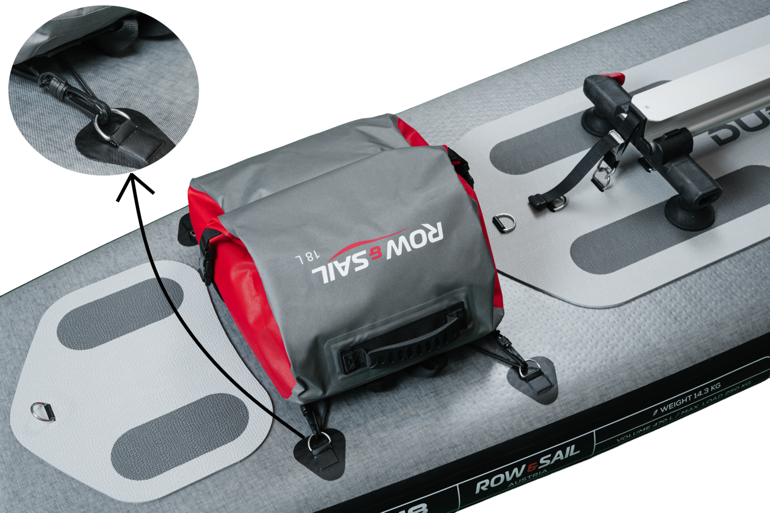 anneaux Skiff gonflable DUDE 18