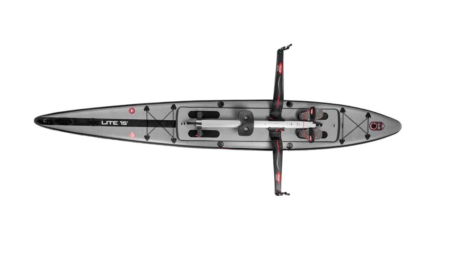 Vue de dessus Skif Coastal Rowing Force Lite 15
